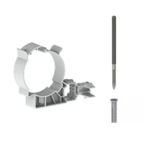 Burgerhout Easysafe muurbeugel PP 100mm wit 400452270