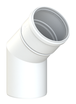 CoxDENS® Rookgasbocht 45° PP 100 mm