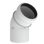 Burgerhout Safe-PP rookgas bocht 80mm 45° 400453990