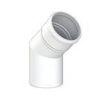 CoxDENS® Rookgasbocht 45°  PP 100 mm