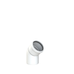 CoxDENS® Rookgasbocht 45° PP 80 mm