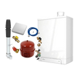 Intergas HReco 24 CW3 + Renovatie pakket + Comfort Touch Wit + Dakdoorvoer