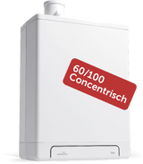 Intergas Kombi Kompakt HRE 36/30 7,1 - 26,3 kW CW5 60/100mm 043487| CVketel.nl