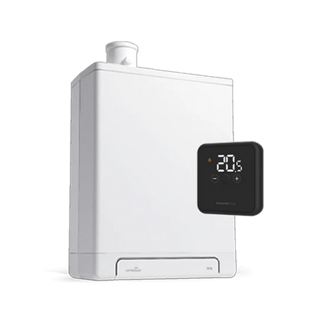 Intergas HRE 24/18 CW3 + Honeywell Home Ruimtethermostaat draadloos Aan/uit DT4R YT42BRFT22 | CVketel.nl