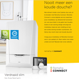 Remeha Calenta Ace 40C CW5 7649964 Remeha Connect ✔ 20,3 liter/min bij 40°C ✔11 liter/min bij 60°C ✔35,6kW vermogen ✔Gratis verzending NL ✔Bezorging los materiaal alleen bij orderwaarde van €830 incl. btw | CVketel.nl