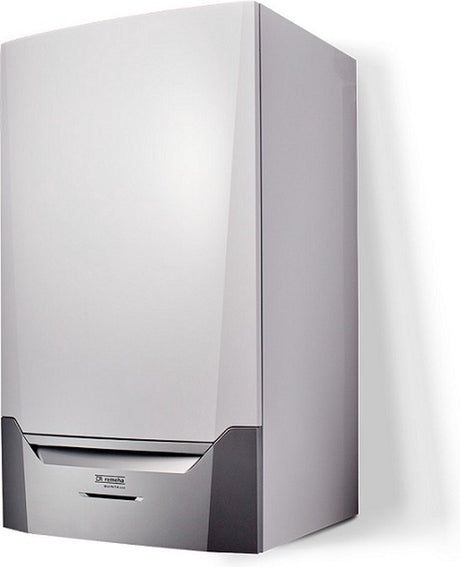 Remeha Quinta Ace 65 zonder pomp 7683598 Zijkant ✔61,5kW vermogen ✔ Gratis verzending NL vanaf €150,- | CVketel.nl